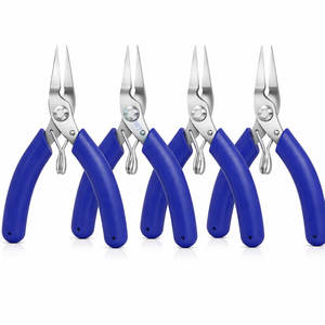 Juego de Alicates Profesionales para Joyería, 5 Piezas, Alicates de Punta de Aguja de Precisión para Cuentas, Alambre y Manualidades - Product Image 6