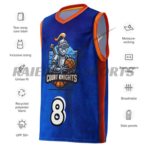 Vente en gros usine – Nouveaux ensembles d'uniformes d'athlètes respirants et anti-humidité personnalisés pour équipes de basketball, shorts imprimés par sublimation - Product Image 6