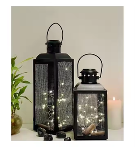 New Design Moroccan Lantern Antique-Style Lantern with Color Glass for House and Garden, Perfect for Home Decor with Premium - Product Image 4