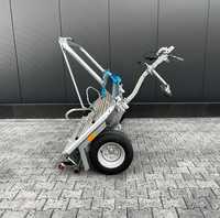 Remorque pliable pour vélo et moto, chariot de transport manuel pour vélo tandem, adapté aux routes et sentiers