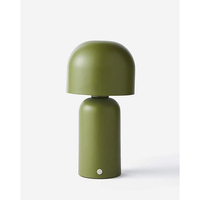 Lámparas de Mesa de Noche de Metal de Diseño Europeo Moderno de Alta Calidad, Ecológicas, de 20 Pulgadas, con Alimentación CA/CC, Iluminación Decorativa para el Hogar