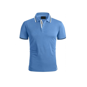 Camiseta de Manga Corta para Hombre, al por Mayor, de Alta Calidad, de Algodón y Poliéster, Tejido de Punto, Sólida, Casual, de Secado Rápido, Transpirable, Personalizable - Product Image 1