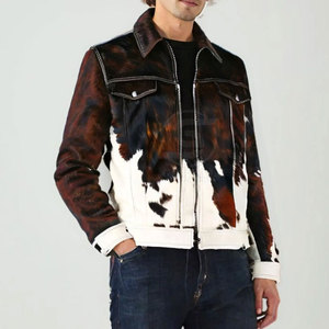 Veste en cuir de vache respirante coupe-vent Vente chaude Vêtements pour hommes Nouvelle mode Veste en cuir de vache pour hommes Veste d'hiver - Product Image 6