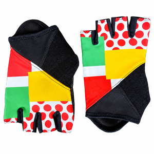 Gants de cyclisme d'été personnalisés, demi-doigts, antidérapants, protection UV, légers, absorbant les chocs, résistants à l'usure, pour le gravier - Product Image 1