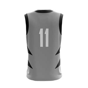 Maillot de sport à séchage rapide pour hommes uniforme de basket-ball en maille sans manches ajustement personnalisé pour l'entraînement de sports de plein air et le jour du match - Product Image 3
