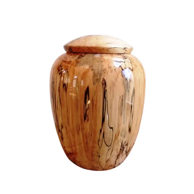 木のペットの壷ボックスのためにパーソナライズされた壷木ペットの灰のための木製の壷写真付き