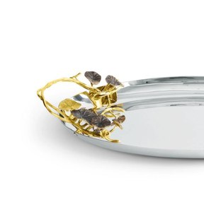 Bandeja de Servicio de Cocina de Diseño Clásico en Latón Brillante, Apta para Lavavajillas, Tamaño y Forma Personalizables para Uso en el Hogar, Hoteles y Restaurantes - Product Image 4