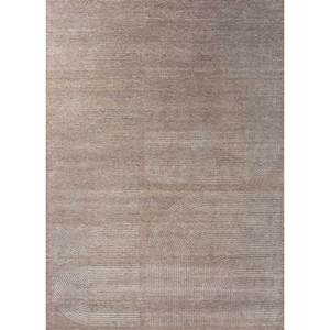 Azalea Hand Knotted <b>Wool</b> & Bamboo Silk Rug Beige & <b>Brown</b> 10mm Thick Abstract Design for Home & Hallway Rectangle Model-Eskn-347 - Product Image 1