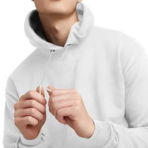 Sweat à capuche pour homme de qualité supérieure, 100% coton, style streetwear, uni, léger, respirant, logo personnalisé OEM - Product Image 6