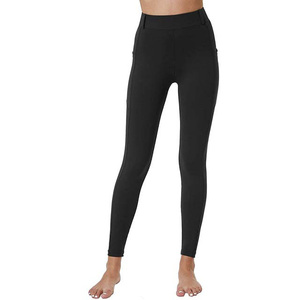 Leggings d'équitation pour femmes en gros, haute élasticité, chauds, séchage rapide, OEM, spandex/polyester, respirants, légers - Product Image 2