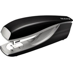Engrapadora Leitz NeXXt Style 5562 24/6 26/6, Acabado Metálico Negro Satinado, Capacidad para 30 Hojas (80 G/m), 200 Grapas - Product Image 1