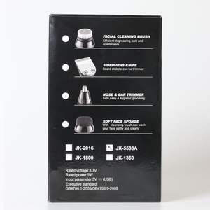 Rasoir électrique étanche IPX7 pour hommes chauves, rasoir rotatif humide et sec avec chargement USB sans fil pour usage facial et application en camping-car - Product Image 4