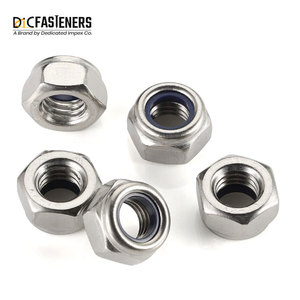 Prezzi di fabbrica diretti su acciaio inossidabile zincato a caldo dado esagonale filo M3 in acciaio inox e Nylon dadi certificati tipo metrico - Product Image 5