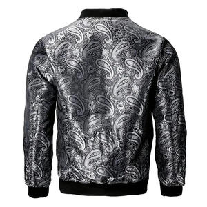 Blouson d'aviateur en coton épais de haute qualité pour hommes Offre Spéciale coupe ajustée à col montant style High Street - Product Image 3