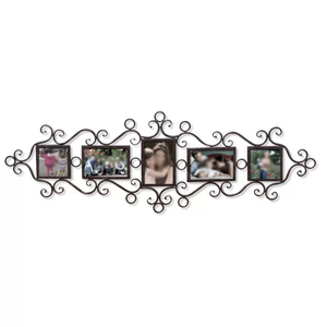 Iron Metal <b>Wall</b> Decor Candle Holder and Decorative Sconces with Collage <b>Picture</b> Photo <b>Frame</b> - Product Image 1