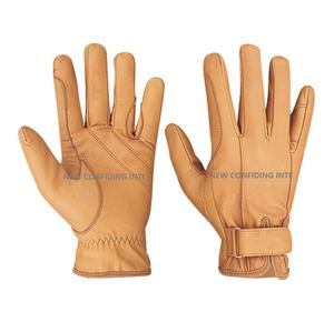 Paume renforcée doublée de polaire Manchette flexible Sangle réglable Gants équestres à motif d'étoile Gants d'équitation - Product Image 4