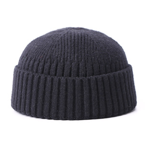 Gorro de piel de melón tejido de alta calidad listo para enviar personalizado al por mayor, gorros de bebé, gorros unisex para invierno - Product Image 4