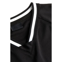 T-shirt Homme Oversize Hip Hop Tricoté Personnalisé avec Logo, 90% Coton 10% Polyester, Haute Qualité, Vente Chaude en Gros pour l'Été