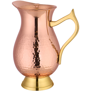 Pichet en cuivre pur de qualité supérieure pichet en cuivre personnalisé pour boire dans un nouveau style pour la décoration de la cuisine à la maison - Product Image 1