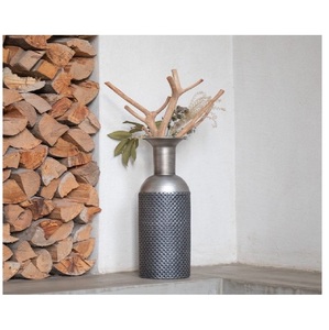 Vases à fleurs cylindriques en étain en métal galvanisé de qualité supérieure pour la décoration de salon Vases à fleurs - Product Image 6