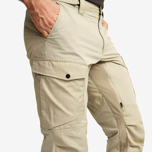Pantalones Cargo de Tela de Lana Personalizados a Precio de Fábrica para Hombre, Antiarrugas, Transpirables, con Cierre de Cordón, Máxima Comodidad - Product Image 4