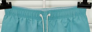 Men's Casual Mid Waist Drawstring Boardshorts Solid Beach Surfing Mesh <b>Shorts</b> with Pattern <b>Decoration</b> for Swimming - Product Image 4
