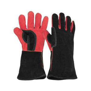 Guantes de Soldadura de Cuero Antiestáticos para Hombre de Alta Calidad al por Mayor, Resistentes al Viento, Transpirables, Resistentes a Desgarros, Grosor de 11 oz - Product Image 3