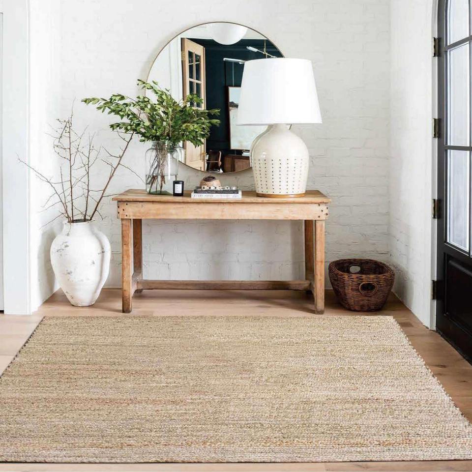 Indian Braided Rugs From Bangladesh Made of Jute with a Soft ...