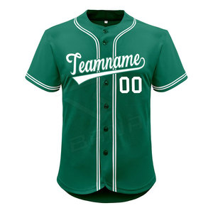 Impression personnalisée pour hommes Maillot de baseball à manches courtes boutonné à bas prix par sublimation pour hommes - Product Image 3