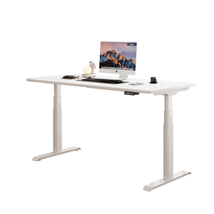 Liberlife Modern Ergonomisch Kantoorwerkstation Elektrische Enkele Motor Zit Stand Bureau <span class=keywords><strong>Computer</strong></span> Lift In Hoogte Verstelbare Frame Tafel - Product Image 1