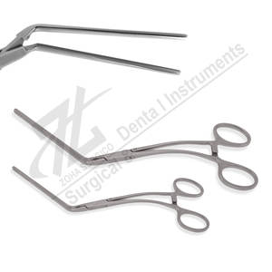 DeBakey Pince Atraumatique à angle droit Mâchoire de 100mm Jeu d'instruments manuels - Product Image 2