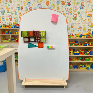 <span class=keywords><strong>Pizarra</strong></span> Magnética con Soporte <span class=keywords><strong>en</strong></span> Forma de Casa, <span class=keywords><strong>Pizarra</strong></span> de Dibujo de Madera Ecológica para Niños <span class=keywords><strong>en</strong></span> Edad Preescolar, para Escribir y Dibujar - Product Image 2