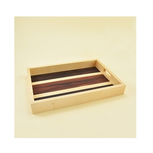 ถาดไม้ทรงสี่เหลี่ยมทำด้วยมืองานทำมือถาดไม้ธรรมชาติขนาดพิเศษ - Product Image 6