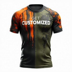 Protector de erupción personalizado para luchadores activos con compresión ligera que absorbe el sudor 100% poliéster Kimono De Jiu Jitsu - Product Image 2