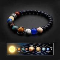 Bracelet de pierres précieuses naturelles Système solaire Vente en gros de bijoux faits à la main en agate d'Amayra Cristaux Exportations Inde