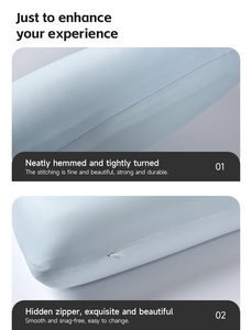 OEM Chine Vente en gros <span class=keywords><strong>Oreiller</strong></span> en mousse à mémoire de forme Dureté réglable Coussin en mousse à mémoire de forme des deux côtés pour les dormeurs - Product Image 5
