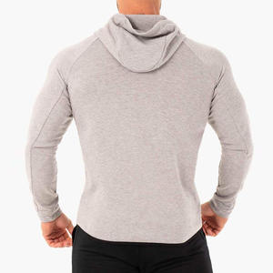 Sudadera con Capucha Corta de Alta Calidad con Logotipo Personalizado, Sudadera Térmica Extra Grande de Algodón Lavado al Ácido para Hombre, Estilo Otoñal - Product Image 2