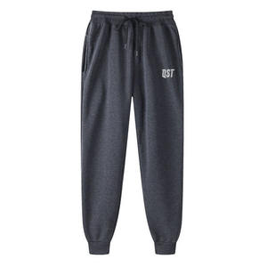 <b>Men's</b> <b>Thermal</b> Warm <b>Trousers</b> Heavy Weight Sweatpants Oversize Mid Waist Plain Fleece <b>Men's</b> Pants With Flat Front Style Joggers - Product Image 5