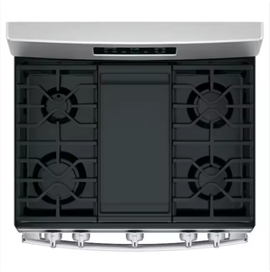 2025 2026! Offres spéciales : Cuisinière à gaz naturel autonome de 5 pieds cubes, en acier inoxydable, 5 brûleurs, réglages de chaleur précis – Prête à être expédiée - Product Image 3