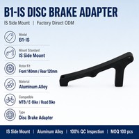 Adaptateur de frein à disque latéral en aluminium B1-IS, avant 140 mm, arrière 120 mm, pour vélo VTT et vélo électrique, ODM