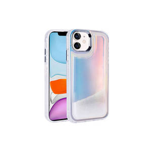 Funda de Lujo para iPhone 12 con Protección de Esquinas con Airbag, a Prueba de Golpes, Diseño con Cuentas, Cubierta Trasera de Silicona Transparente para 7 Plus 11Pro - Product Image 1