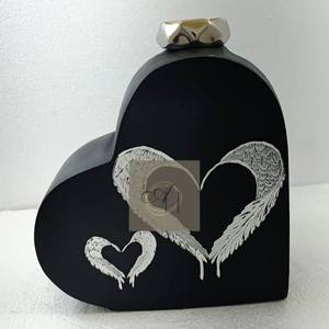 Urne funéraire classique en aluminium gravée pour les cendres funéraires d'un adulte, fournisseur OEM - Product Image 2