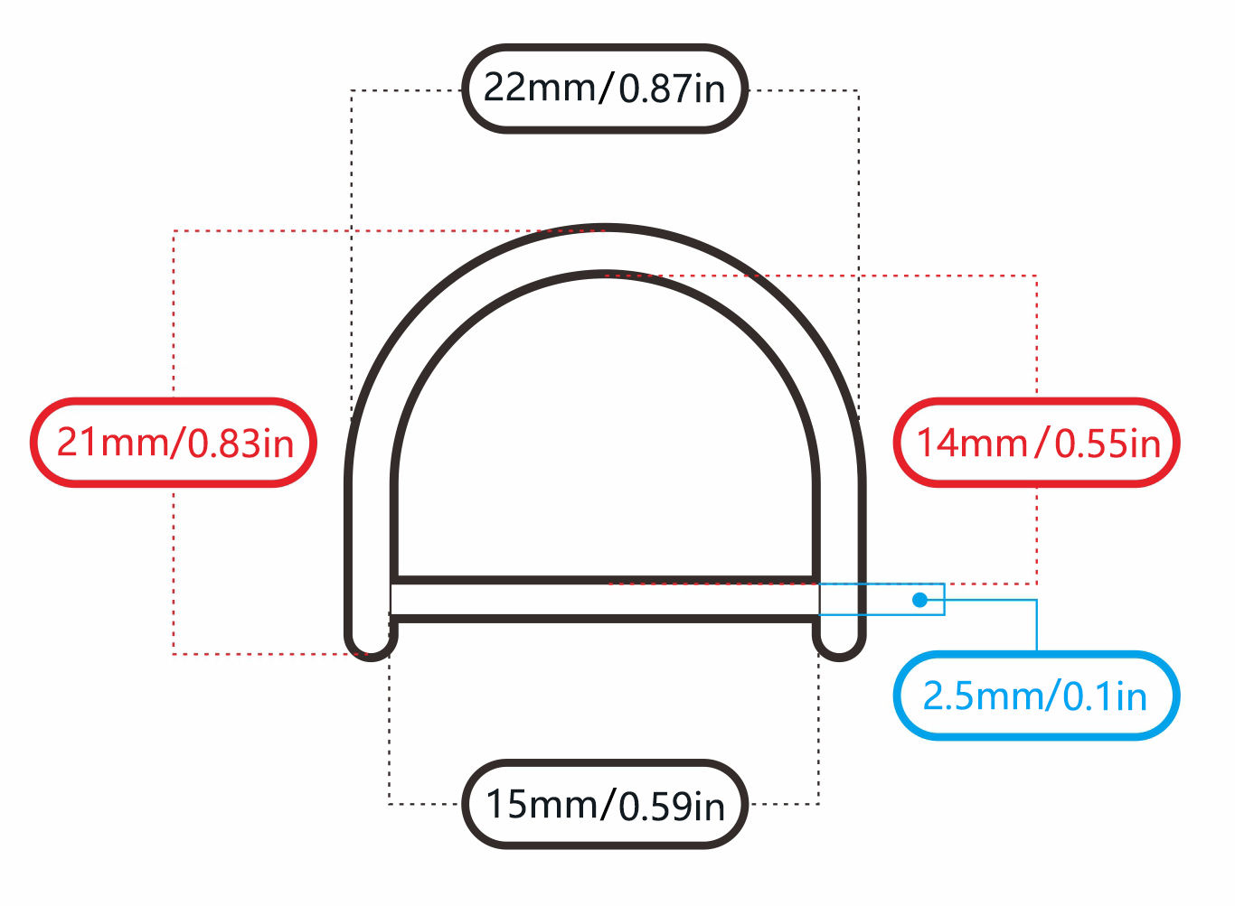 ทองเหลือง15มม./0.59in