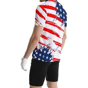 Camisas de Verano para Hombre, Manga Corta, Transpirables, con Bolsillo, Diseño Estampado, Ropa de Playa, Vacaciones, Camisas Góticas con la Bandera de Estados Unidos - Product Image 3