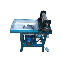 Machine automatique haute vitesse pour la fabrication de fondations en cire d'abeille, moteur à engrenages 220V, capacité de 1000 pièces/heure