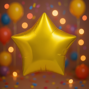 ลูกโป่งฟอยล์รูปดาวปาร์ตี้เลิฟสีทอง ขนาด 24 นิ้ว แพ็ค 12 ลูก - Product Image 3