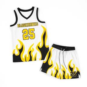 Prix de gros uniforme de basket-ball conception personnalisée uniforme de basket-ball vêtements de sport de haute qualité. - Product Image 1