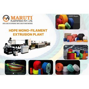 HDPE Monofilament Extrusion Plant MP/EX-GF-MONO-90 280 Kg/Hr Capacity for <b>Net</b> <b>Wire</b> & Film - Product Image 5