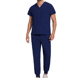 Conjuntos de Uniformes Médicos Personalizables de Alta Calidad para Mujeres y Hombres - Uniformes de Hospital, Blusas de Manga Corta y Pantalones, Ropa de Trabajo Médica - Product Image 3