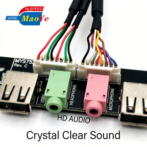 <span class=keywords><strong>Cavo</strong></span> di Estensione per Pannello Frontale PC <span class=keywords><strong>USB</strong></span> <span class=keywords><strong>3</strong></span>.0 <span class=keywords><strong>USB</strong></span> 2.0 Audio HD <span class=keywords><strong>Cavo</strong></span> di Alimentazione con Interruttore Rivestimento in PVC per Case Computer OEM ODM Disponibile - Product Image 3
